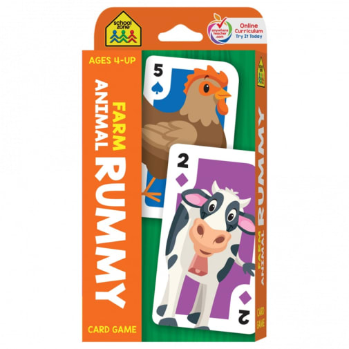 Farm Animal Rummy Card Game