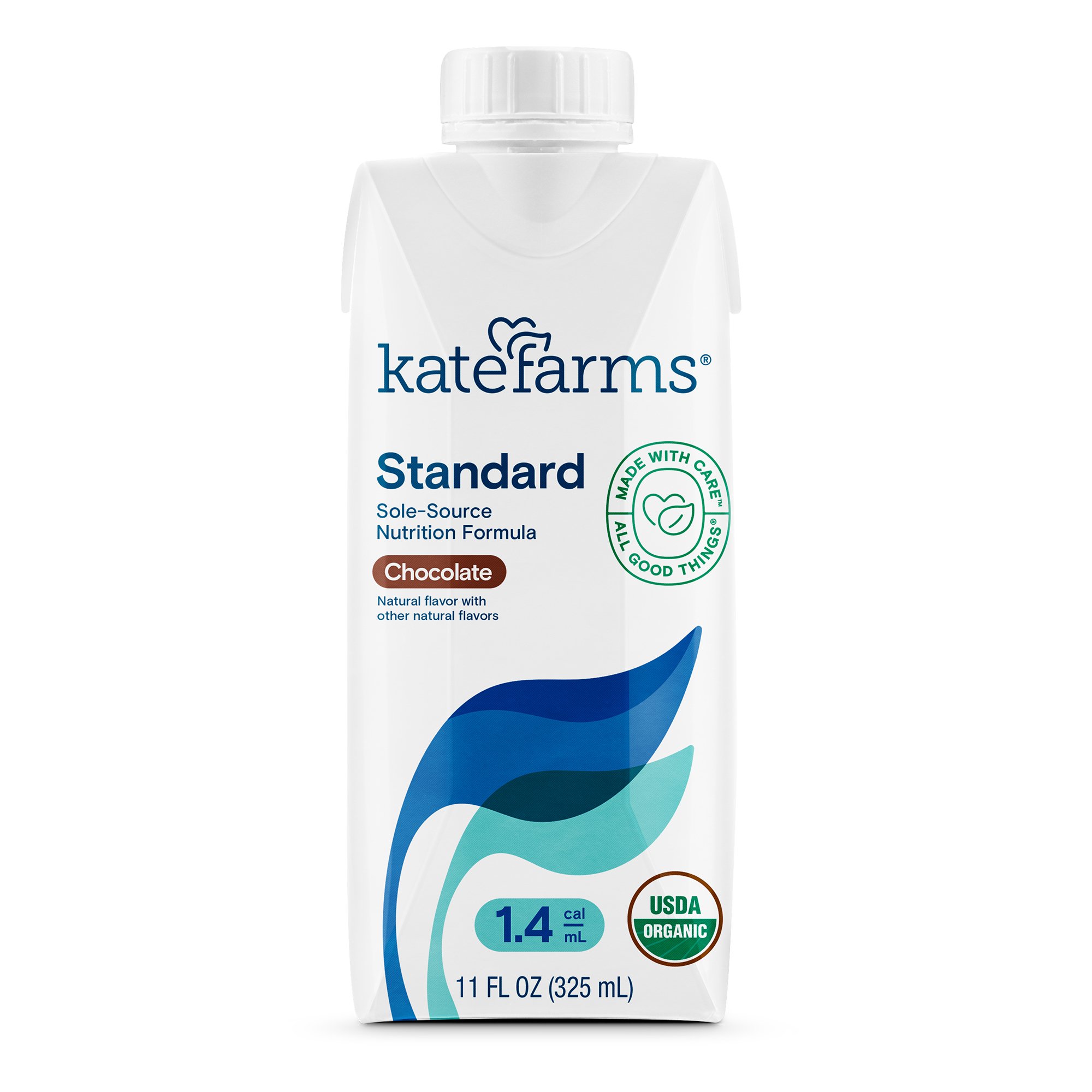 Kate Farms Standard 1.4 Chocolate Sole-Source Nutrition Formula, 11-ounce carton MK 1214421