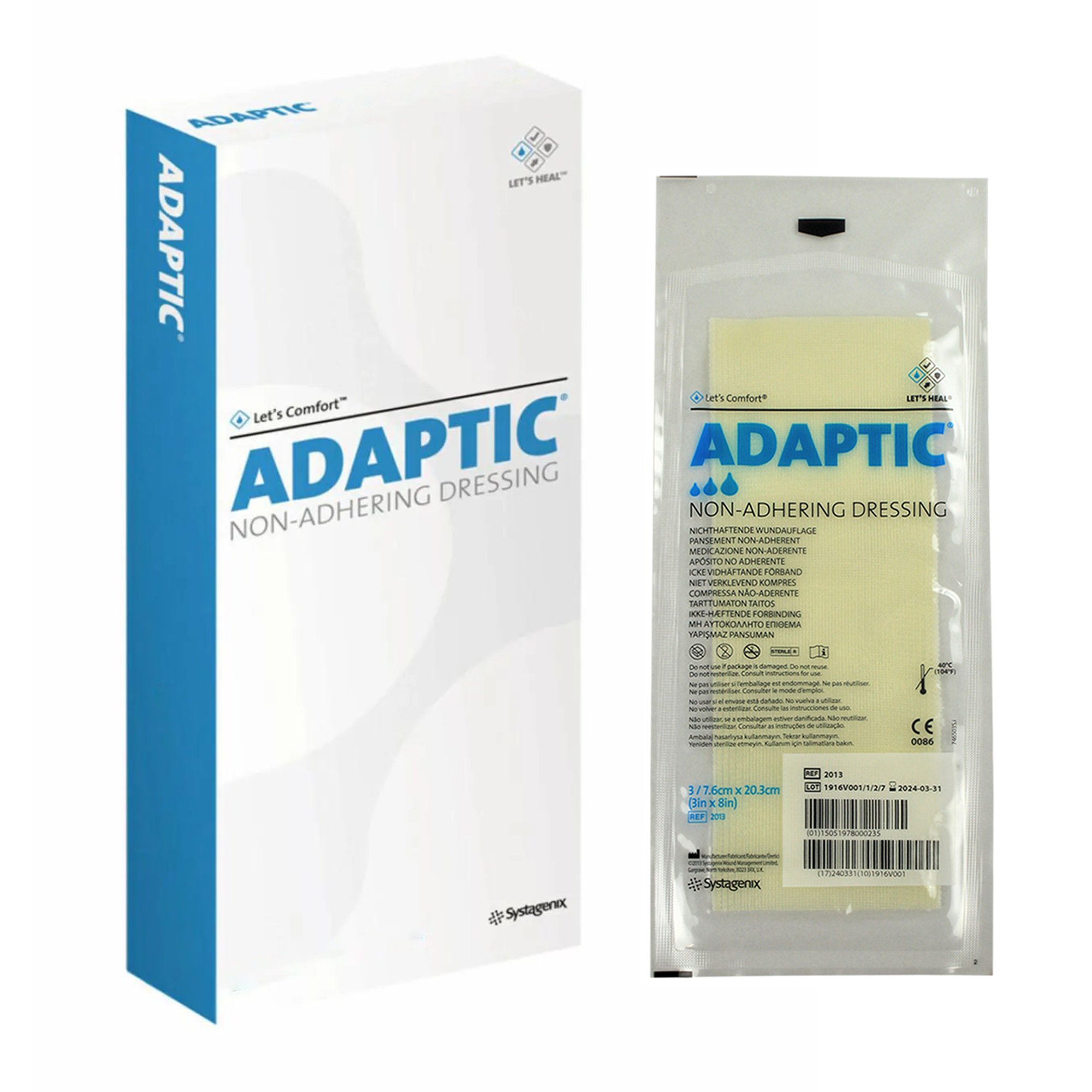 3M Adaptic Oil Emulsion Impregnated Dressing, 3 x 8 Inch MK 684062