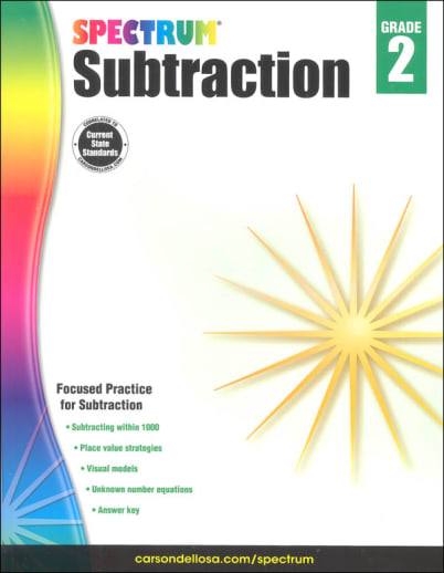 Spectrum Subtraction - Grade 2 (Spectrum Early Learning)
