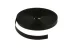 Velcro Qwik Tie Uncut Tape Roll, 5/8in x 25 Yards, Black