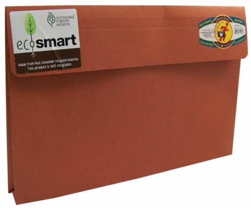 Red Wallet Expanding Art Portfolio with Velcro Closure 12" x 18"