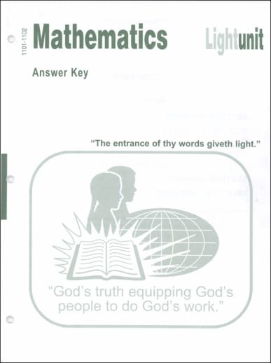 Mathematics LightUnits A/K 1101-1102 Algbr II