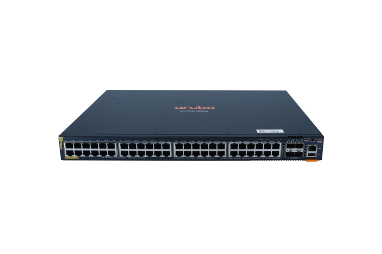 Aruba 6200F 48G Class4 PoE 4 SFP+ 370W Switch, Refurbished, JL727A