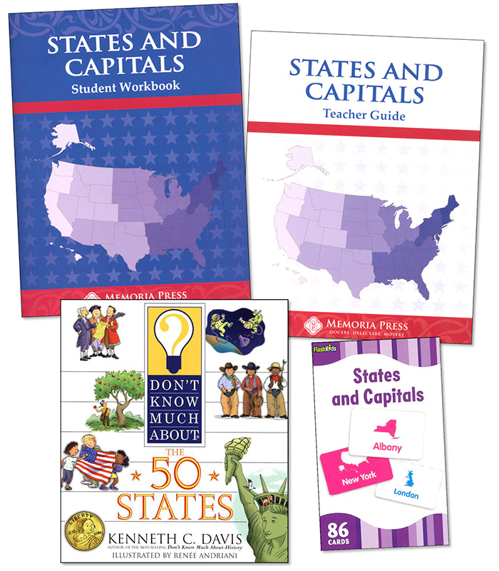 Memoria Press States and Capitals Set