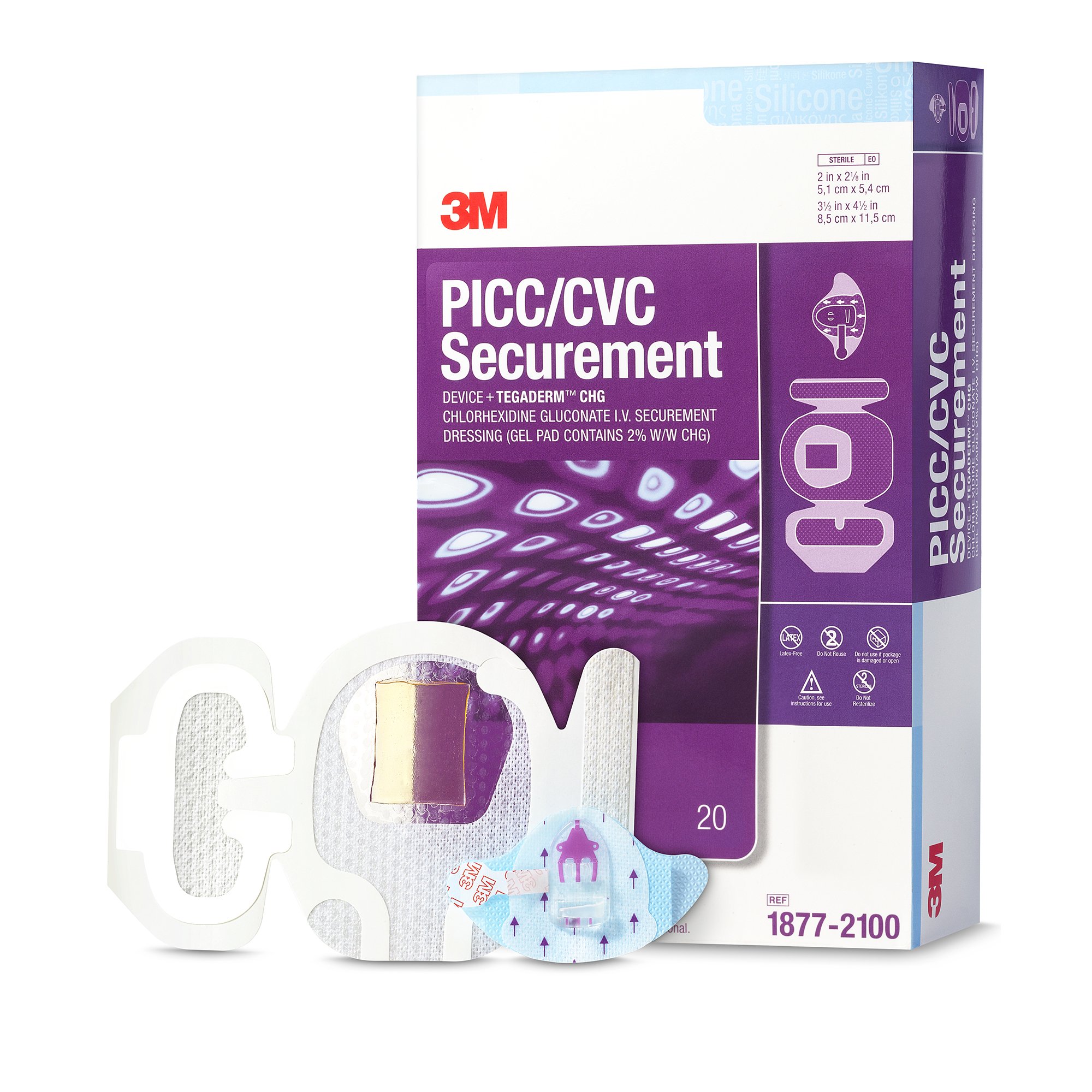 3M PICC/ CVC Securement Device + Tegaderm CHG I.V. Securement Dressing MK 956969