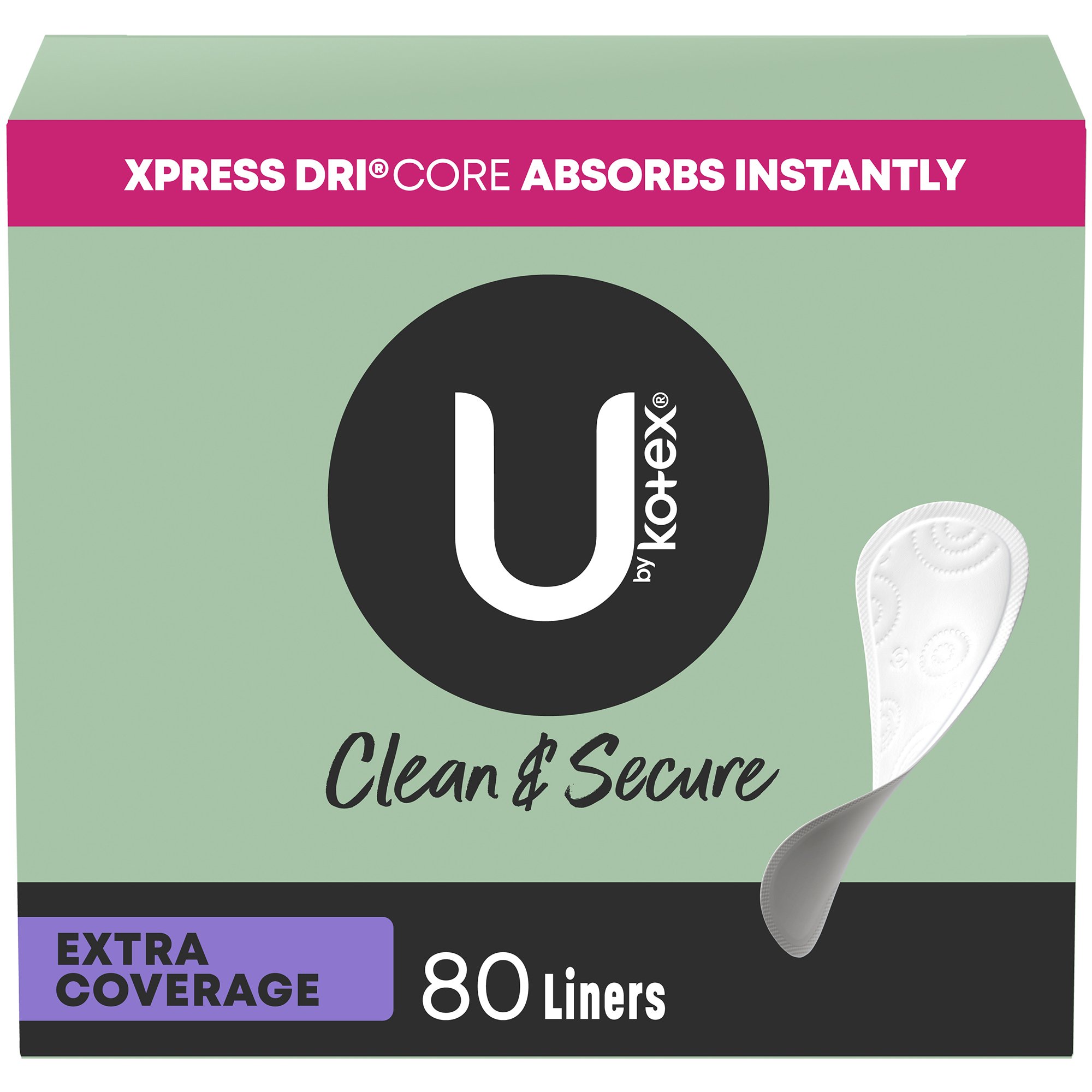 U by Kotex Security Lightdays Liners, Extra-Coverage MK 1084638