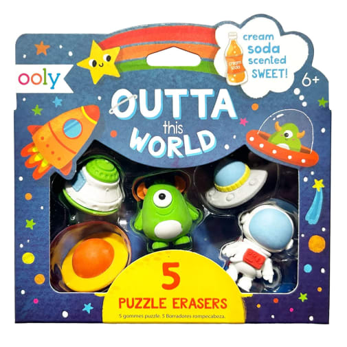 Outta this World Puzzle Erasers