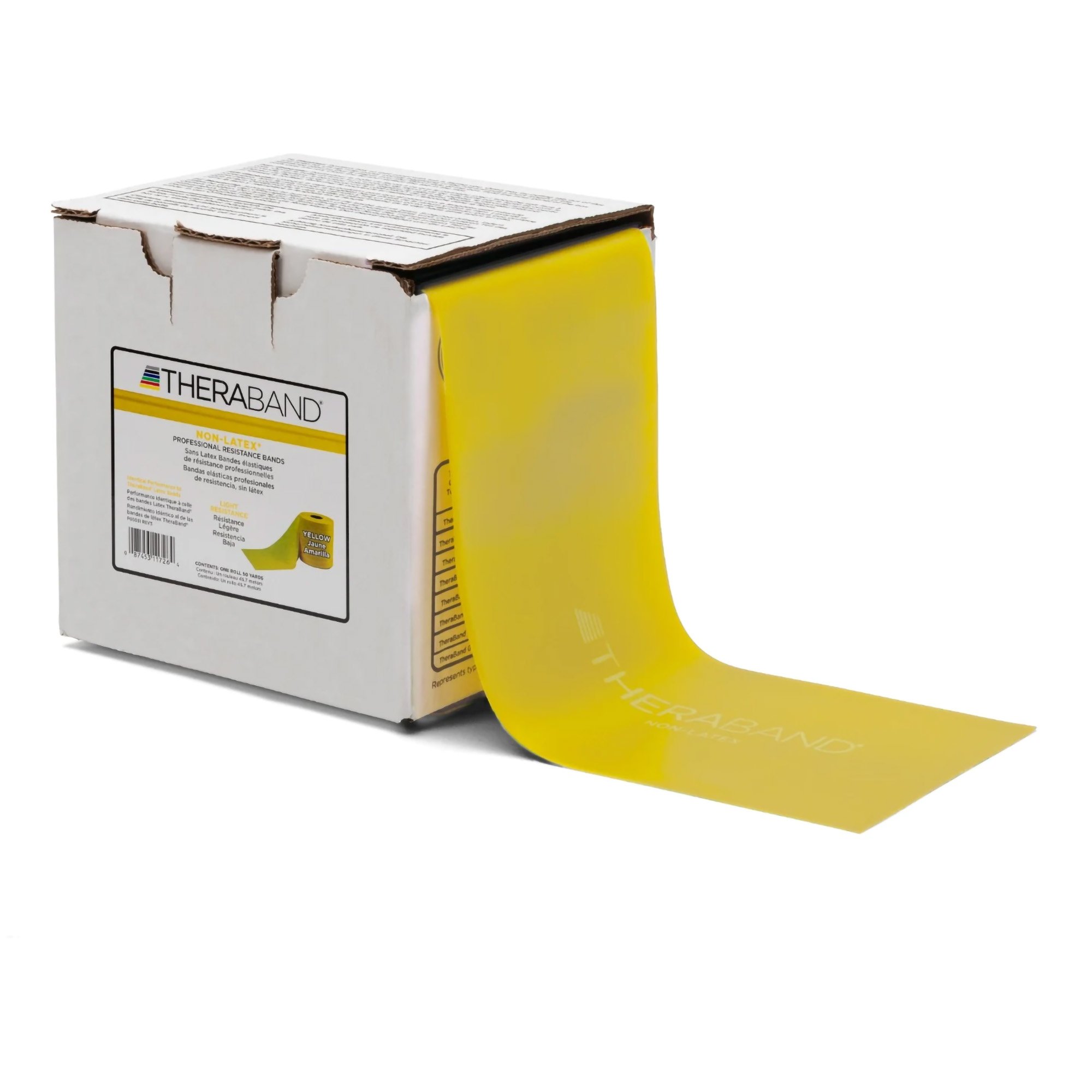 TheraBand Professional Light Exercise Resistance Band, Yellow, 25 Yard MK 576658