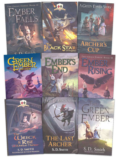 Green Ember Signed 9-Book Softcover Set