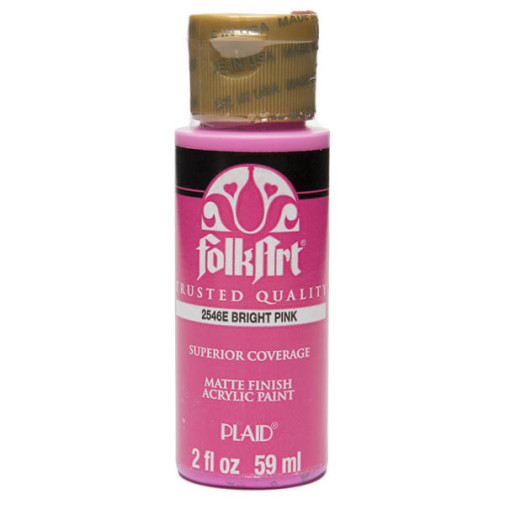 FolkArt 2oz. Acrylic Paint- Bright Pink