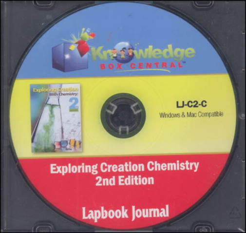 Apologia Exploring Creation with Chemistry 2nd Edition Lapbook Journal CD-ROM
