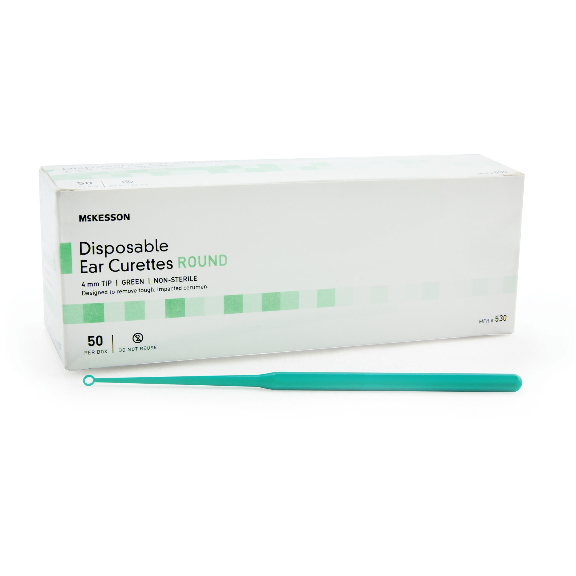 McKesson Ear Curette, 4 mm, Round Tip MK 854646