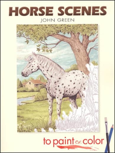 Horse Scenes to Paint & Color