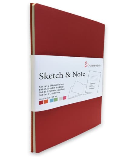 Sketch & Note Booklets - Red Bundle: Size A6/5.83" x 4.13" (2 books)