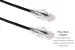 Cat6 Slim Ethernet Patch Cable, Snagless, 25 ft, Black