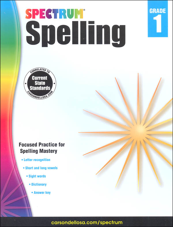 Spectrum Spelling Grade 1 (2014 Update) - Slightly Imperfect