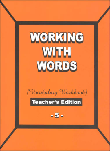 Working with Words 5 Teacher