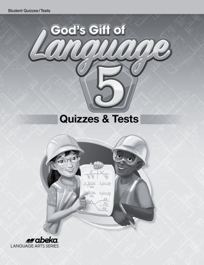 God's Gift of Language 5 Quizz and Test Book