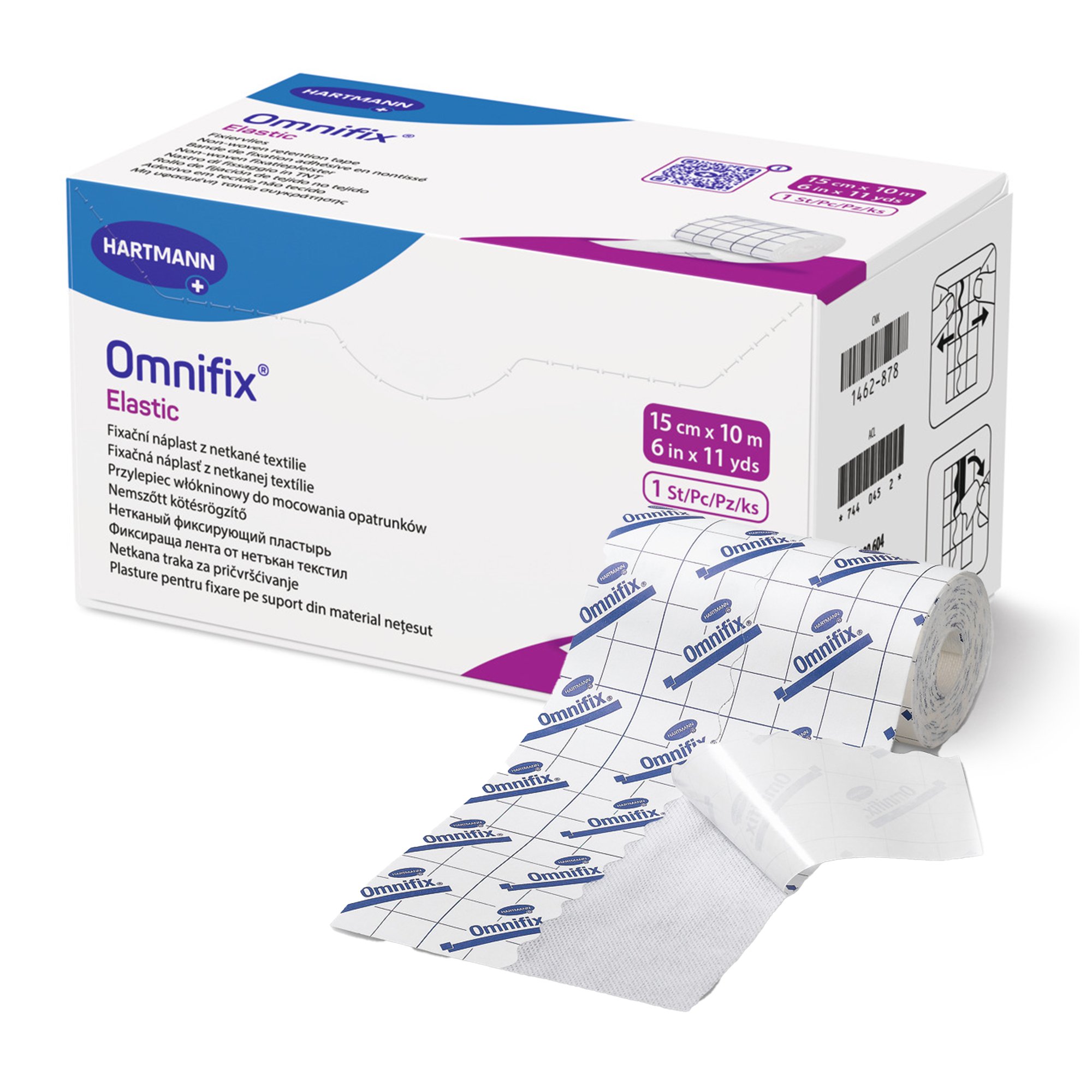 Omnifix Nonwoven Dressing Retention Tape, 6 Inch x 10 Yard, White MK 1119317