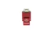 Cat6 RJ45 110 Type Keystone Jack, 50-Micron Gold Plating Contact Pins, Red