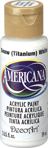 Americana Acrylic Paint 2 oz Snow White
