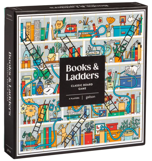 Books and Ladders Classic Board Game