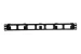 Kendall Howard 1U Tool-less 5 D-Ring Cable Manager