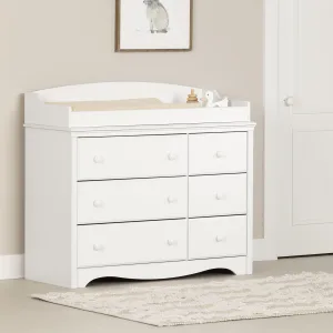 Changing table with removable rim