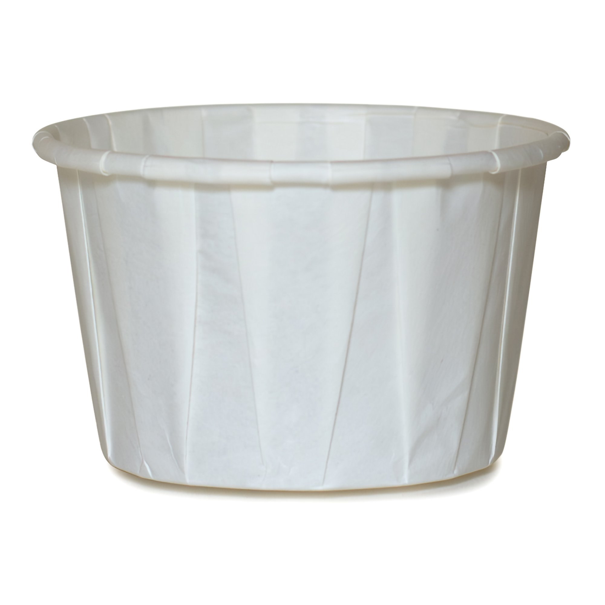 Souffle Cup McKesson 3.5 oz. Paper White Disposable MK 1251882