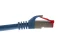 CAT6A Shielded Ethernet Patch Cables, Snagless, 10 ft, Blue