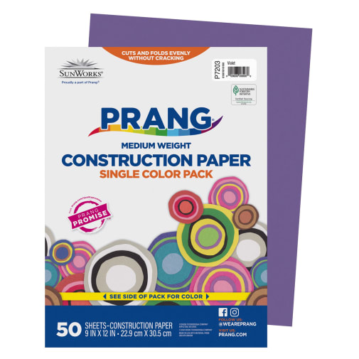 Prang Construction Paper Violet 9"x12"