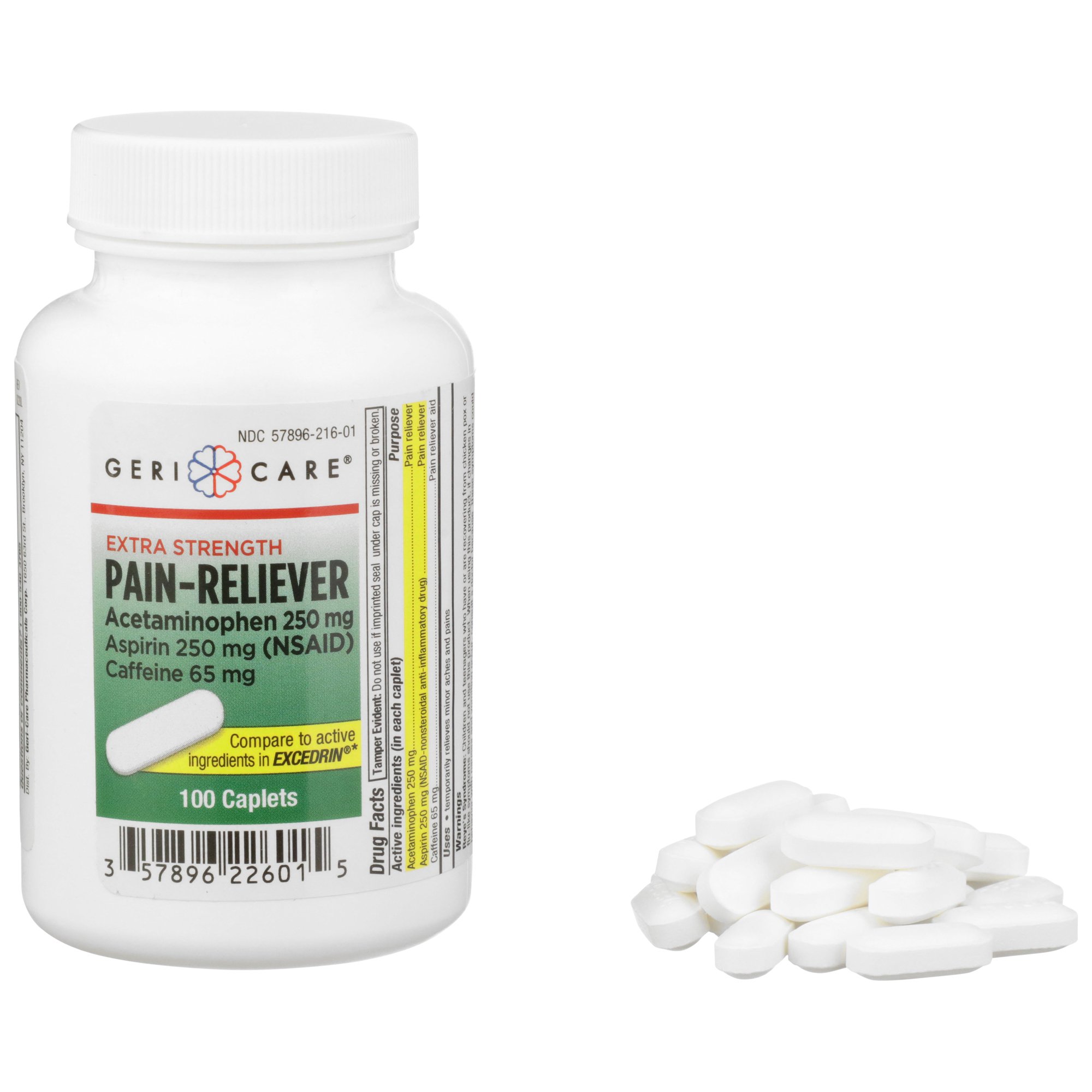 Geri-Care Acetaminophen / Aspirin / Caffeine Pain Relief MK 868383
