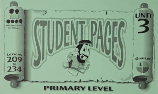 Primary Student Pages for Lessons 209-234