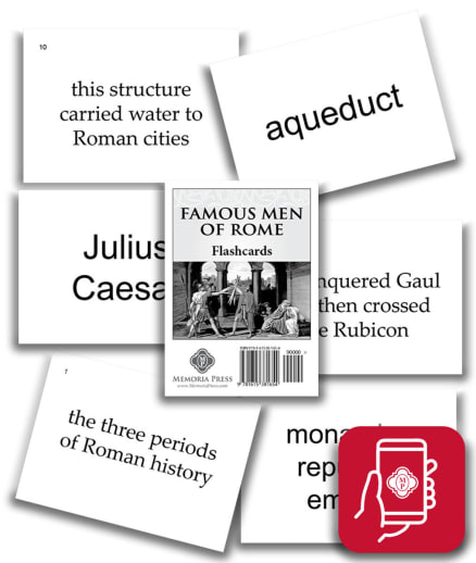 App Access: Memoria Press Famous Men of Rome Flashcards
