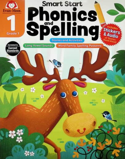 Smart Start Phonics and Spelling Activity Book, Grade 1