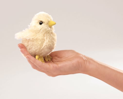 Mini Chick Finger Puppet