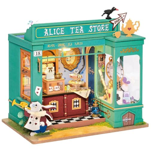 Alice's Tea Store DIY Miniature House | Rolife