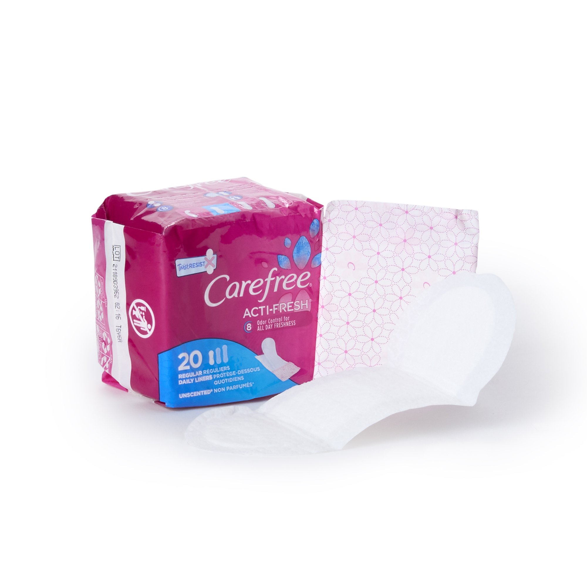 Carefree Acti-Fresh Liners, Regular MK 956735