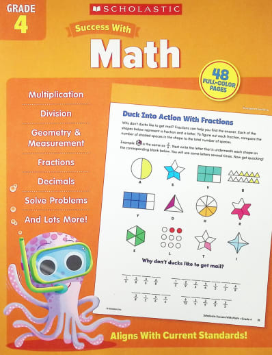Math Grade 4 (Scholastic Success With)