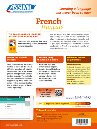 Assimil French E-Course Pack