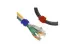 6in Hook and Loop Wrap Strap 1/2in Width Assorted colors , 60pc Pack