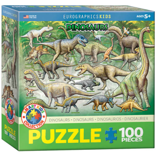 Eurographics Kids Dinosaurs Puzzle - 100 Pieces