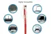Cat6 Slim Ethernet Patch Cable, Snagless, 0.5 ft, Red