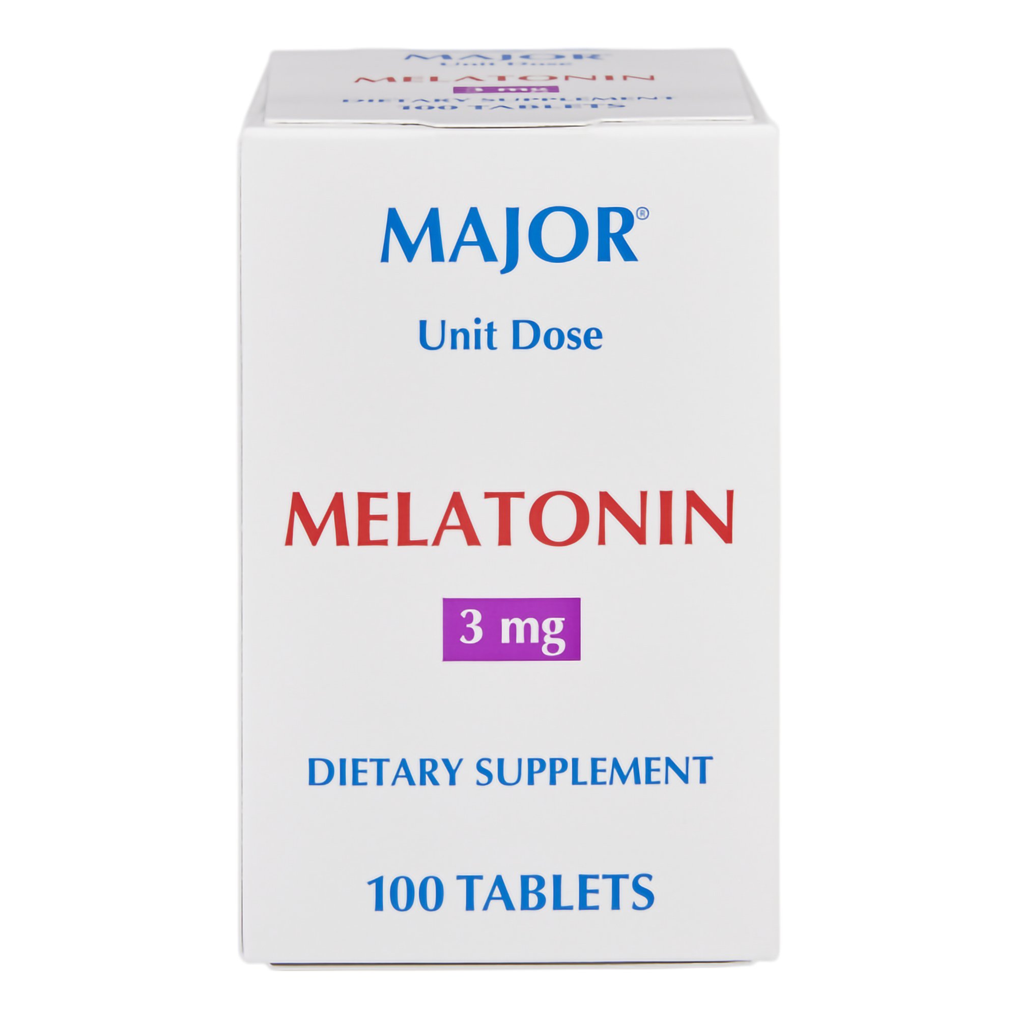 Major 3-milligram Melatonin, Individually Wrapped Tablets MK 1179894