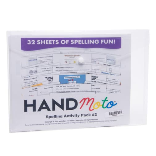 HandMoto Spelling Activity Pack #2