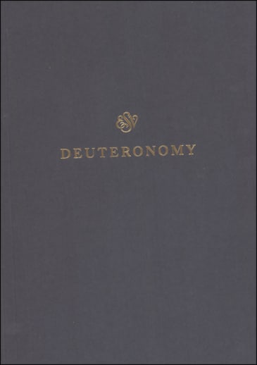 Deuteronomy Scripture Journal (ESV Scripture Journals)