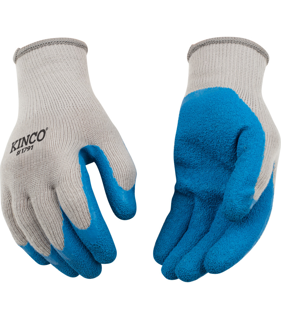 Polyester Knit Shell & Latex Palm, Gray, large image number 2