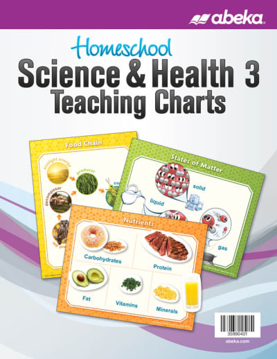Abeka Science & Health 3 Homeschool Teaching Charts (44 Charts) (4th Edition)