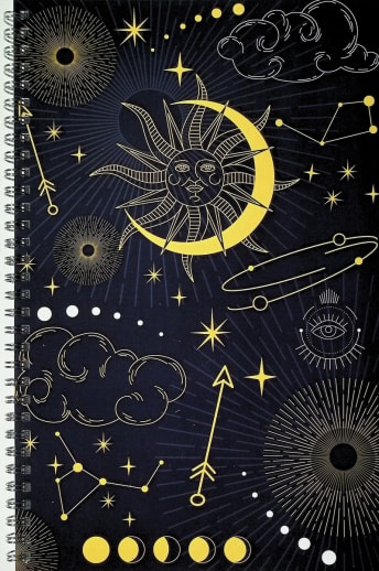 Non-Dated Monthly/Weekly Planner - Celestial
